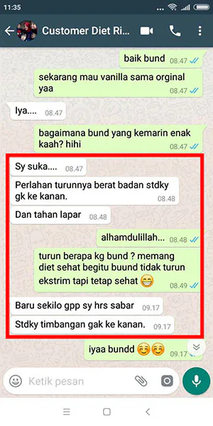 Testimoni pengguna Oriflakes umbi garut